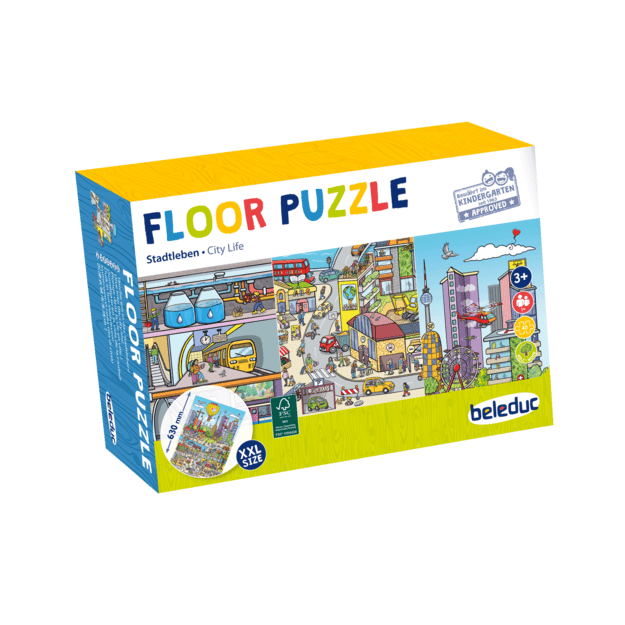 Beleduc grindų dėlionė "Miesto gyvenimas" (16213) 4