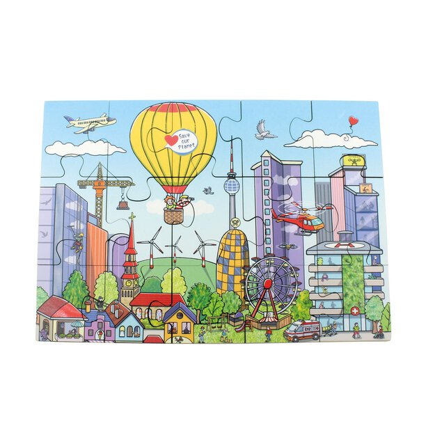 Beleduc grindų dėlionė "Miesto gyvenimas" (16213) 1