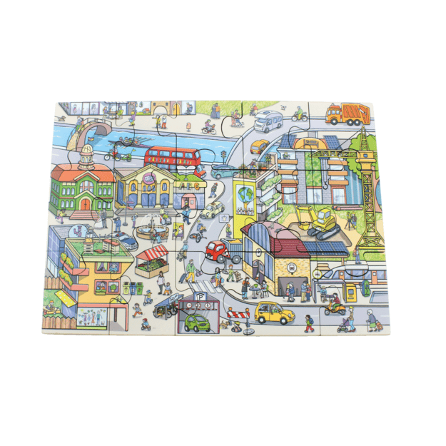 Beleduc grindų dėlionė "Miesto gyvenimas" (16213) 2