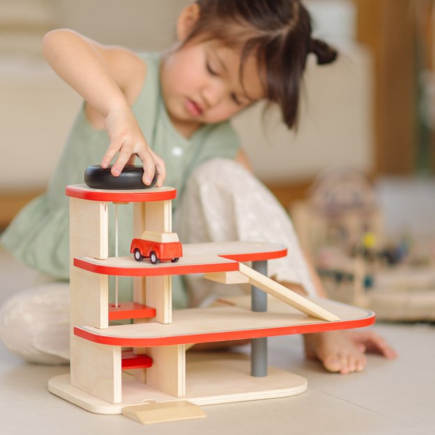 PlanToys lavinimo priemonė -  Daugiaaukštis miesto parkingas  (PT2625)