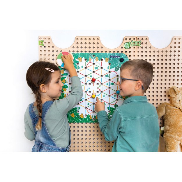 Beleduc PLUG IT sienelės papildantys elementai - "Beždžionių žaidimas, 2 viename" (27107) 3