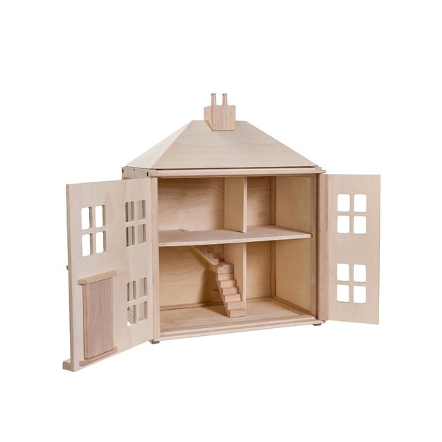 PlanToys lavinimo priemonė - Dviaukštis lėlių namelis  (PT2642)