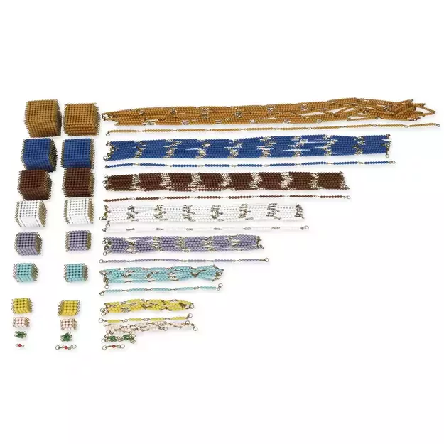 TimeTEX Karoliukų priemonė, pilnas rinkinys "Montessori Premium" (TT94466)