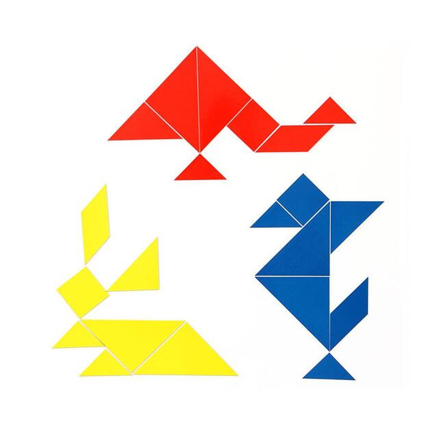 Magnetinis rinkinys - Tangram (BZ86250)