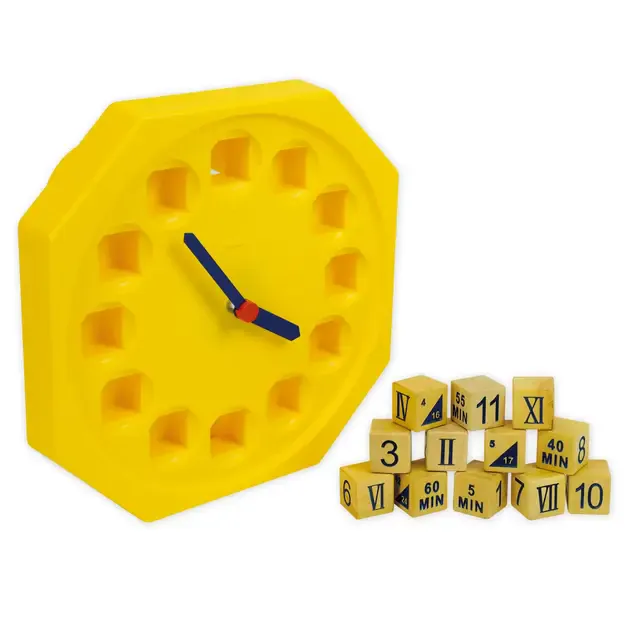 Mokomasis ir žaidimų laikrodis „Laikas - Rodyklės“, 30×30 cm, su kvarciniu mechanizmu (TT93893) 1