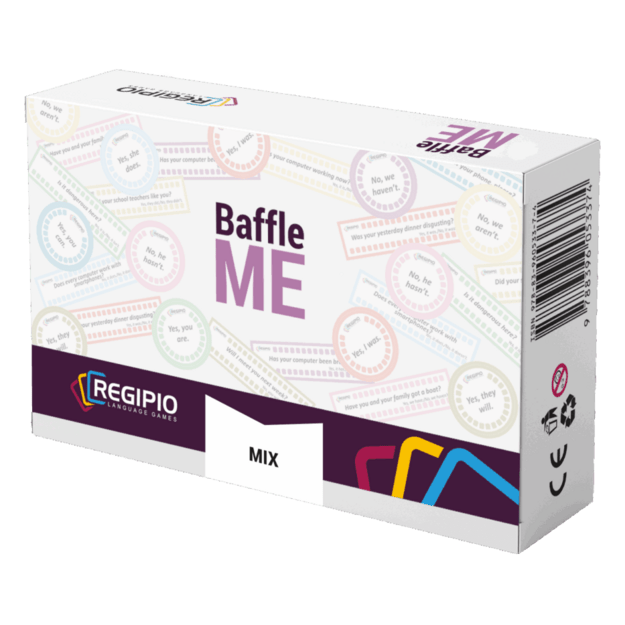 REGIPIO anglų kalbos žaidimas "BAFFLE ME – MIX OF ENGLISH TENSES" 2
