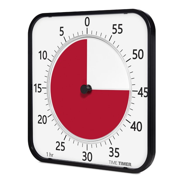 Atgalinio skaičiavimo laikrodis - Time Timer MAX (44x44 cm), JAC5100