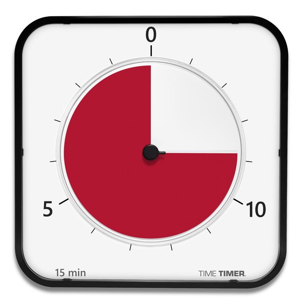 Laikmatis / atgalinio skaičiavimo laikrodis - Time Timer MAX (44x44 cm), JAC5100