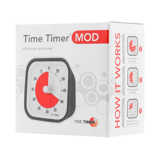 Laikmatis / atgalinio skaičiavimo laikrodis - Time Timer MOD, JAC5026