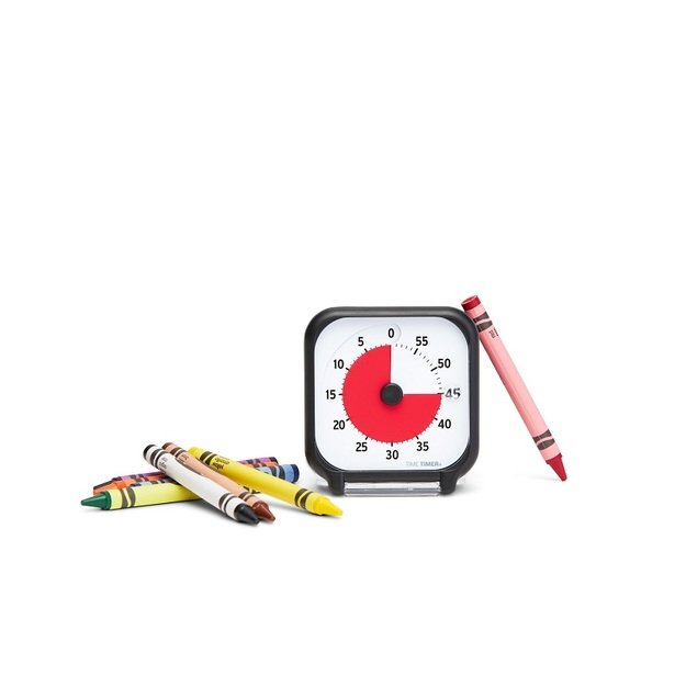 Atgalinio skaičiavimo laikrodis - Time Timer Pocket (7,5x7,5 cm), JAC5107