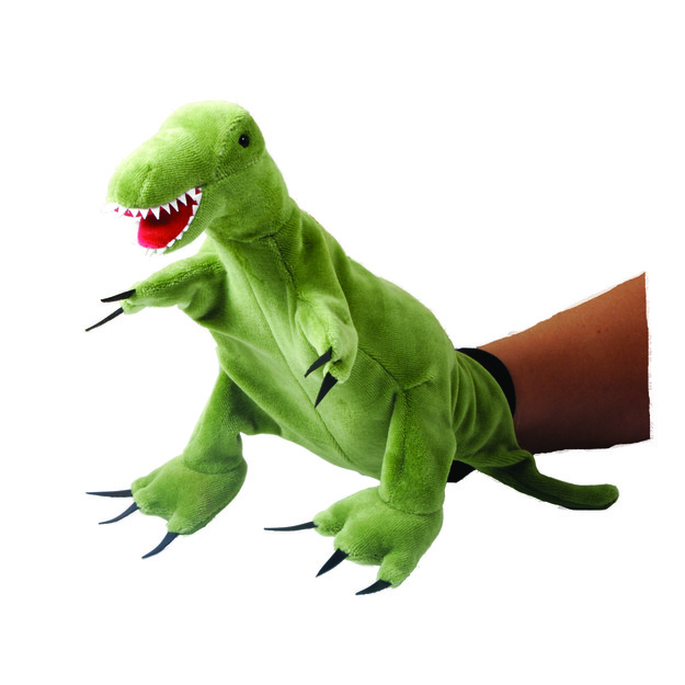 Beleduc lavinamoji priemonė - pirštininė lėlė  Dinozauras T-Rex  (40105)