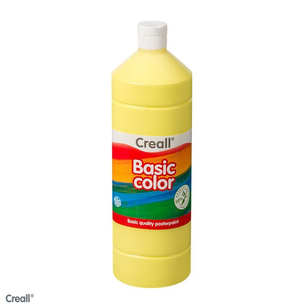 Creall Basic dažai, 1L Šviesiai geltona (01801)