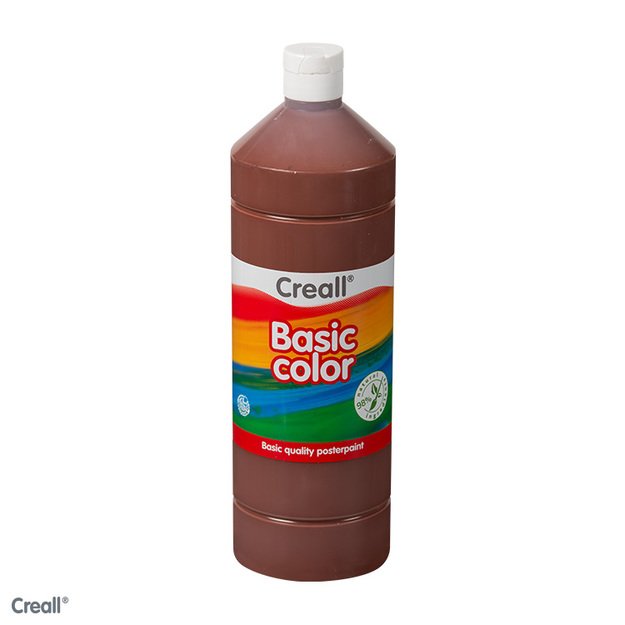Creall Basic dažai, 1L Tamsiai ruda (01819)