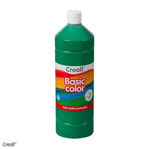 Creall Basic dažai, 1L Tamsiai žalia (01816)