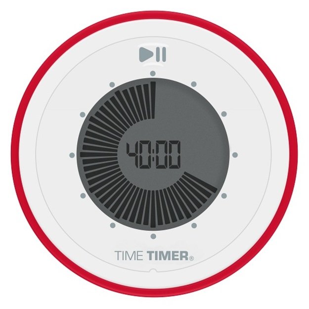 Elektroninis atgalinio skaičiavimo laikrodis - Time Timer Twist, JAC5035