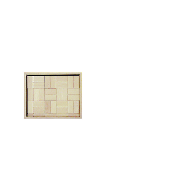 Frobel medinės kaladėlės, rinkinys medinėje dėžėje - 117 kaladėlių (203305)