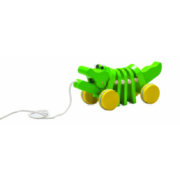 PlanToys lavinamoji priemonė - žaislas  Šokantis aligatorius  (PT5105)