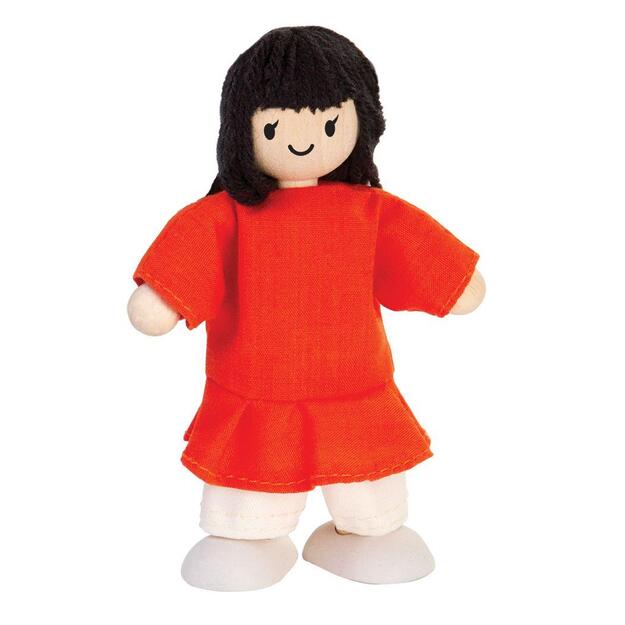PlanToys žaislas - lėlė  Mergaitė  (PT7406)