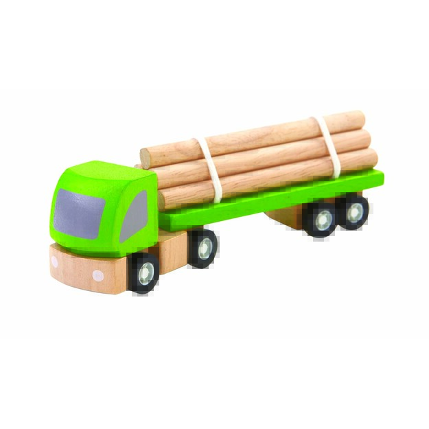 PlanToys žaislas - medinė mašinėlė  Miškovežis  (PT6005)