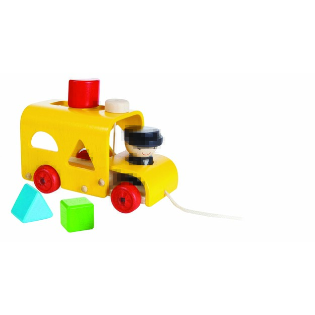 PlanToys žaislas -  Rūšiavimo autobusas  (PT5121)