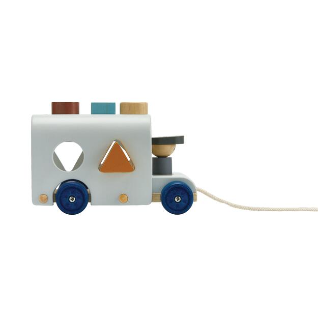 PlanToys žaislas -  Rūšiavimo autobusas. Stilingas  (PT5401)