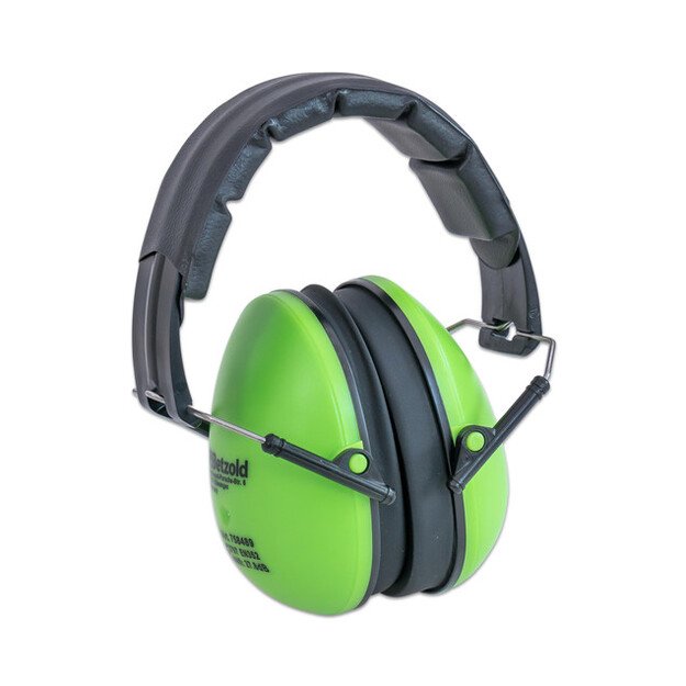 Saugos priemonė - Vaikiškos triukšmą mažinančios ausinės, žalios