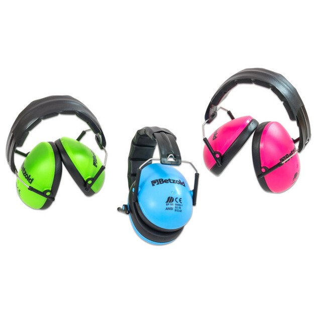 Saugos priemonė - Vaikiškos triukšmą mažinančios ausinės, žalios