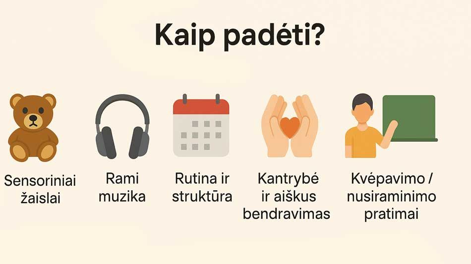 kaip padeti vaikams sergantiems aspergerio sindromu