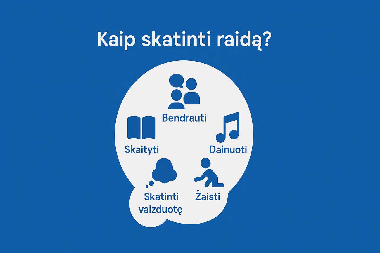 kaip skatinti vaiko raida