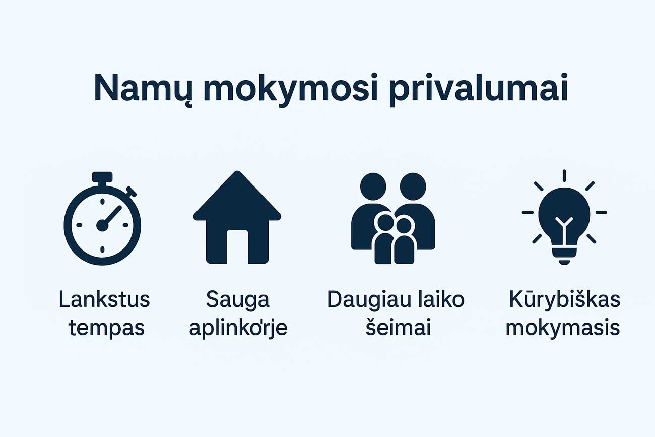 namu mokymosi privalumai