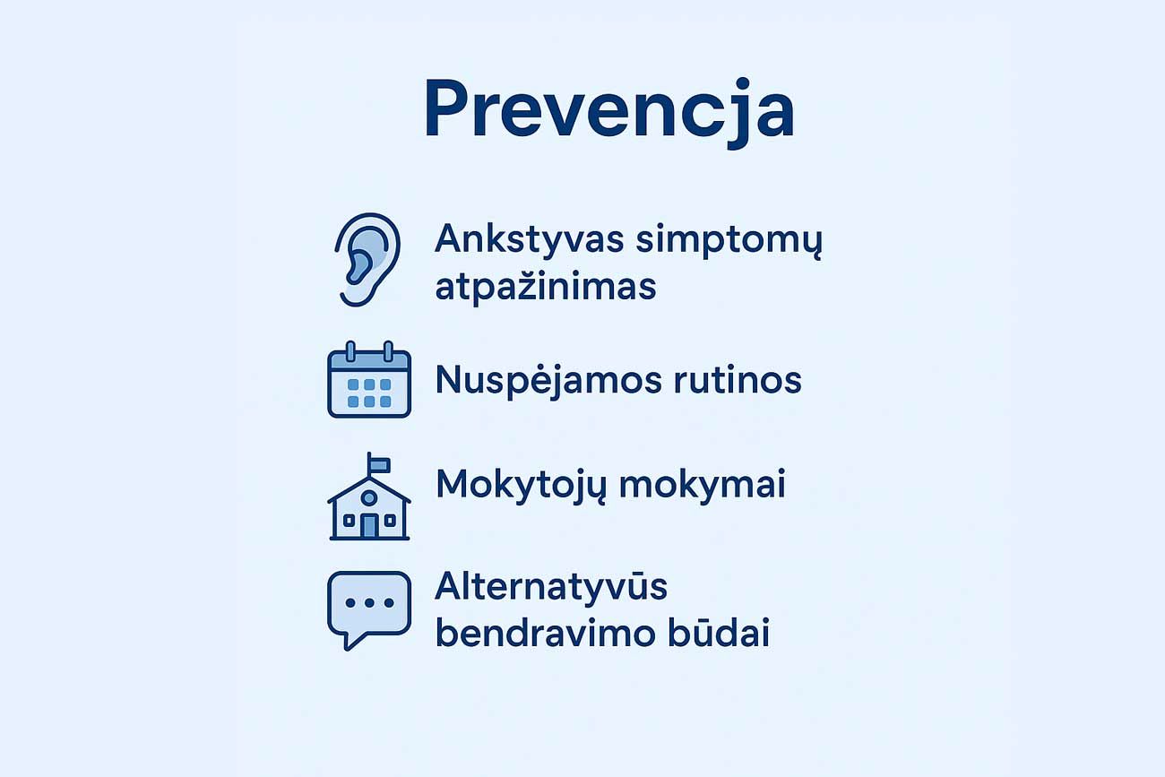 selektyvaus mutizmo prevencija
