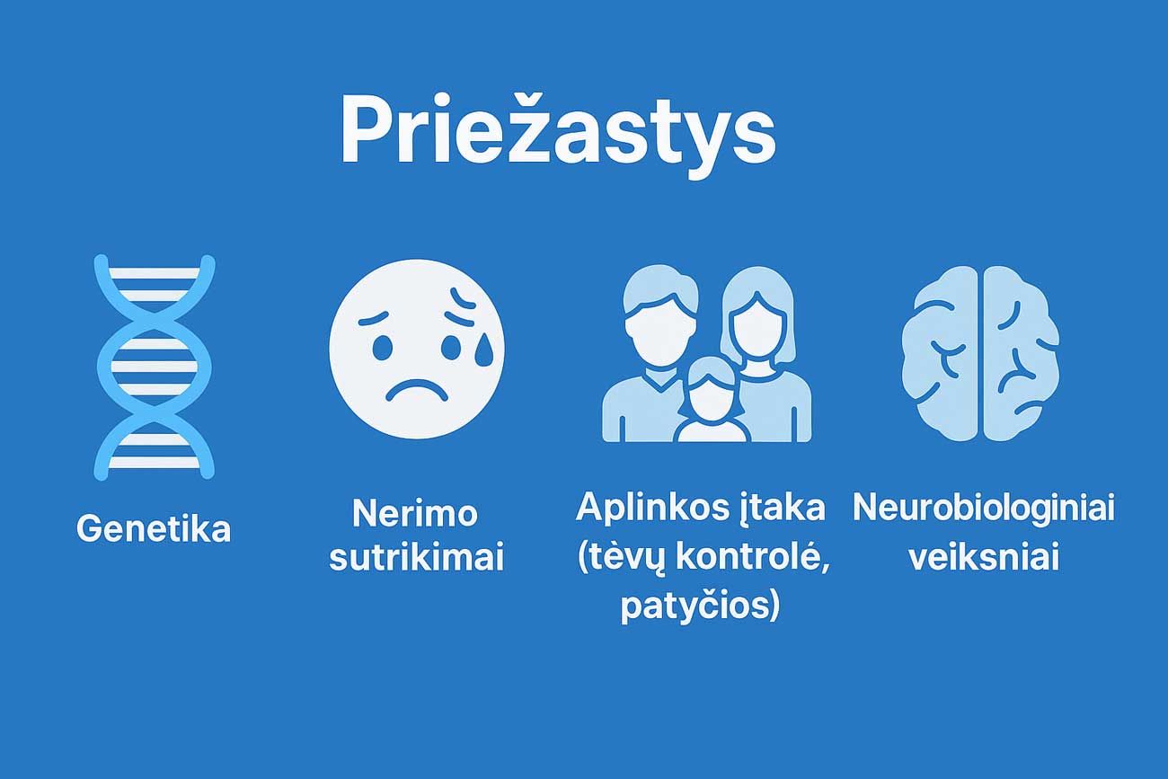 selektyvaus mutizmo priezastys
